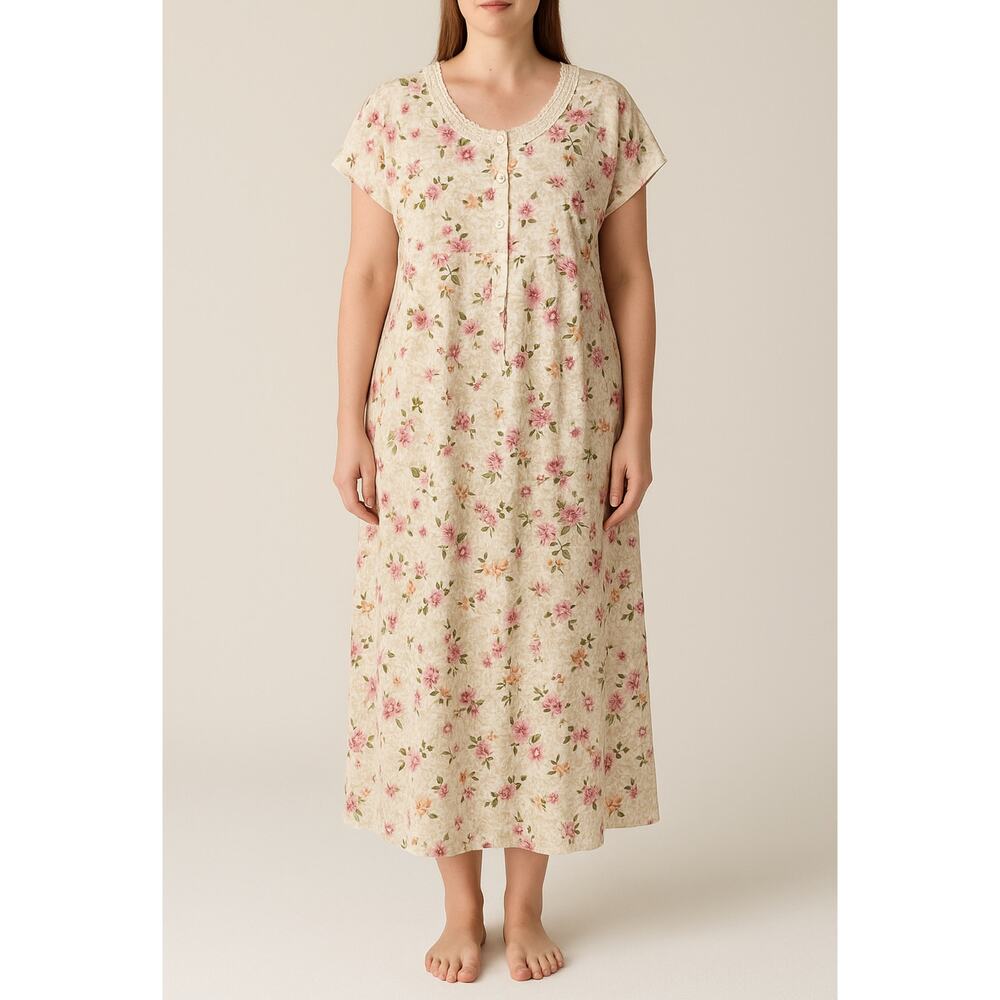 Ms Conduct California Carriage Court Floral Vintage Dress Women’s 16P NWT